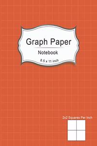 Graph Paper Notebook 8.5 X 11
