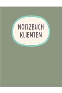 Notizbuch Klienten