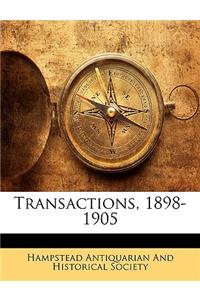 Transactions, 1898-1905