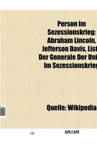 Person Im Sezessionskrieg