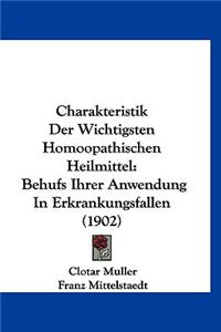Charakteristik Der Wichtigsten Homoopathischen Heilmittel