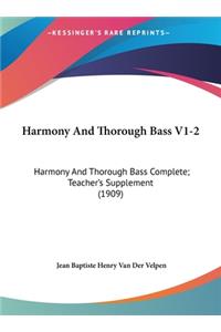 Harmony and Thorough Bass V1-2