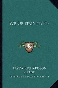 We Of Italy (1917)