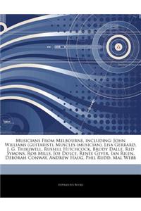 Articles on Musicians from Melbourne, Including