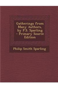 Gatherings from Many Authors, by P.S. Sparling