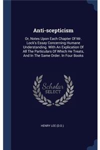 Anti-scepticism