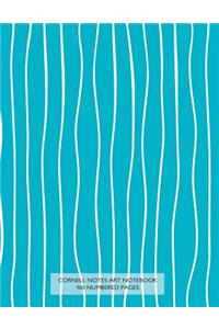 Cornell Notes Inspirational Notebook 160 Numbered Pages