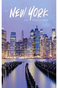 NEW YORK EASEL DESK CALENDAR 2021