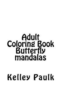 Adult Coloring Book Butterfly mandalas