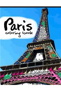 Paris coloring book