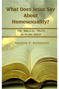 What Does Jesus Say About Homosexuality?