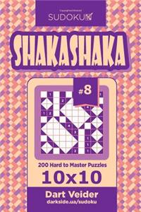 Sudoku Shakashaka - 200 Hard to Master Puzzles 10x10 (Volume 8)