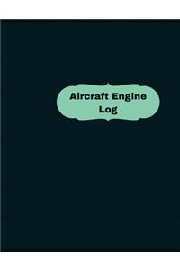 Aircraft Engine Log (Logbook, Journal - 126 pages, 8.5 x 11 inches)