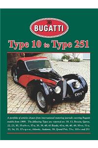 Bugatti Type 10 to Type 251 (Road Test Portfolio)