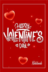 Happy Valentine's Day Notebook Journal Gift for lovers