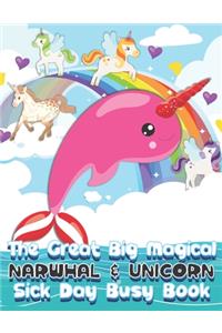 Great Big Magical Narwhal and Unicorn Sick Day Busy Book