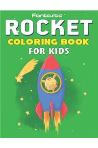 Fantastic Rocket Coloring Book for Kids