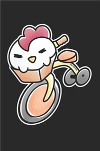 Sporty Chicken Bike Notebook