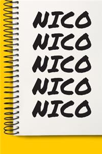 Name NICO A beautiful personalized