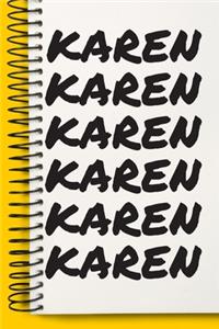 Name KAREN Customized Gift For KAREN A beautiful personalized