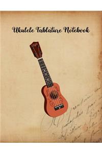 Ukulele Tablature Notebook