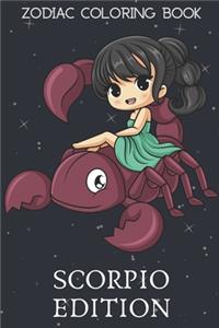 Zodiac Coloring Book Scorpio Edition