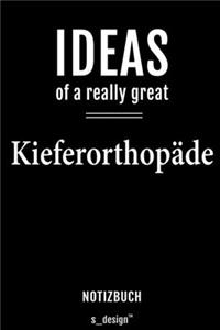 Notizbuch für Kieferorthopäden / Kieferorthopäde / Kieferorthopädin