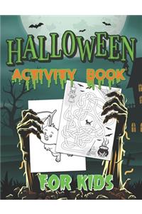 Halloween Activity Book For Kids