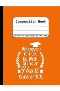 Wherever You Go, Go With All Your Heart - Class of 2020