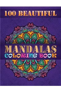 100 Beautiful Mandalas Coloring Book