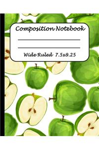 Wide Ruled Composition Notebook