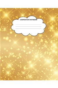 Gold Composition Notebook