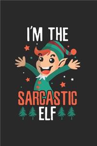 Christmas Sarcastic Elf Notebook