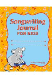 Songwriting Journal for Kids