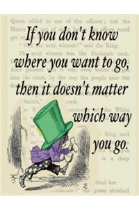If You Don't Know Where You Want to Go, Then it Doesn't Matter Which Way You Go