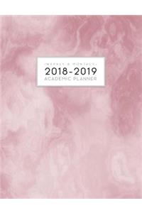 2018-2019 Weekly and Monthly Academic Planner