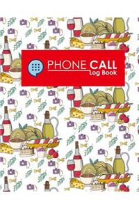 Phone Call Log Book