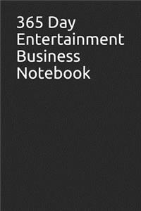 365 Day Entertainment Business Notebook