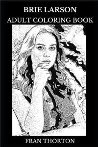 Brie Larson Adult Coloring Book