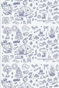 Hike Pattern - Pen Drawings
