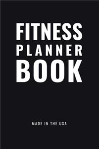Fitness Planner Book - Monday Start (Jet Black)