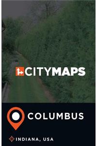 City Maps Columbus Indiana, USA
