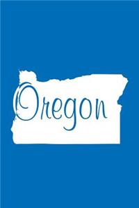 Oregon - Cobalt Blue Lined Notebook with Margins