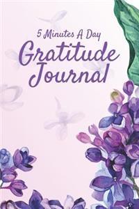 5 Minutes a Day Gratitude Journal