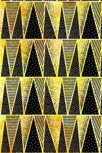 Journal Notebook Abstract Triangles Pattern 6