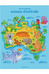 Livre de coloriage Animaux d'Australie 1