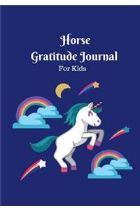 Horse Gratitude Journal For Kids