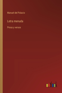 Letra menuda