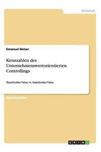 Kennzahlen des Unternehmenswertorientierten Controllings