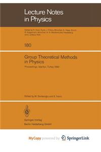 Group Theoretical Methods in Physics